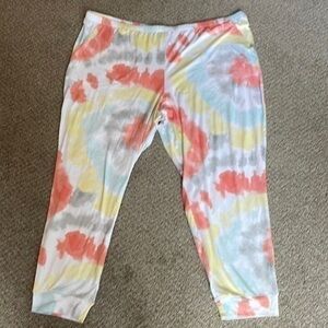 Women’s tie dye joggers.